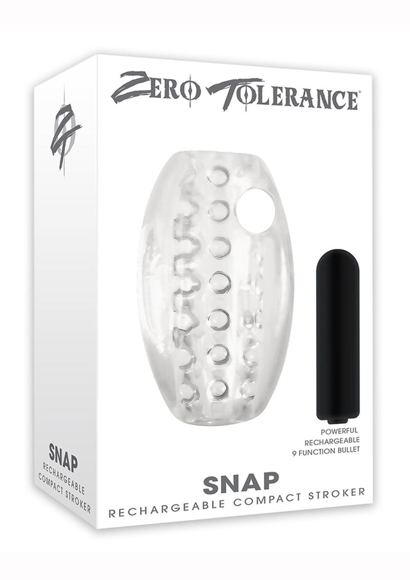 Zero Tolerance Snap Mini Stroker Textured Vibrating Bullet