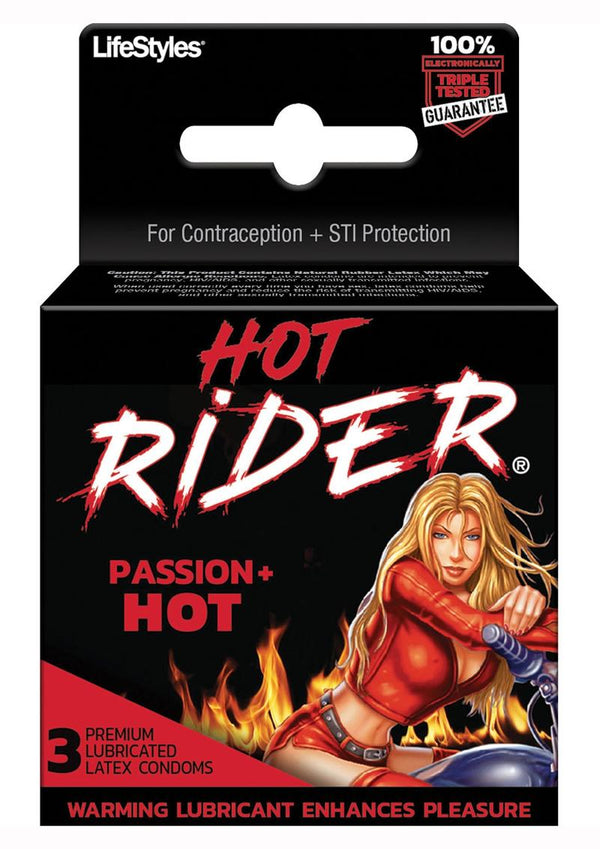 Hot Rider 3'S Condoms Latex