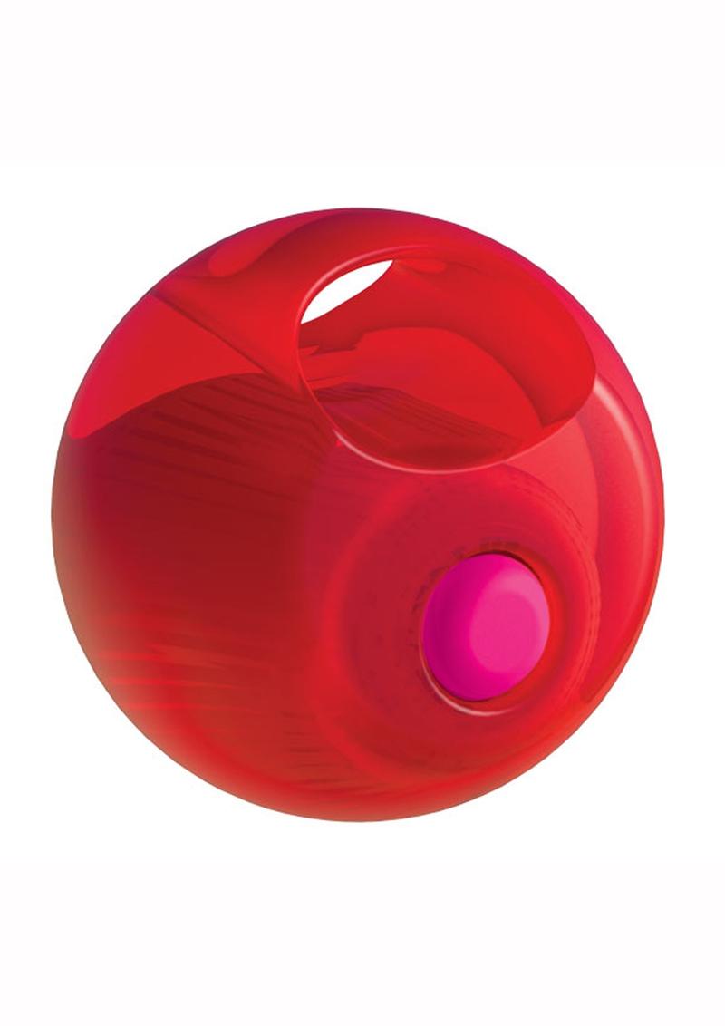 Rock Candy Gummy Balls Red Finger Vibrator