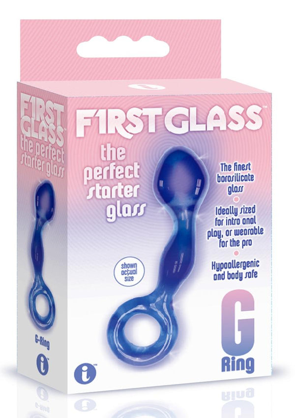 The 9 First Glass G Ring Blue