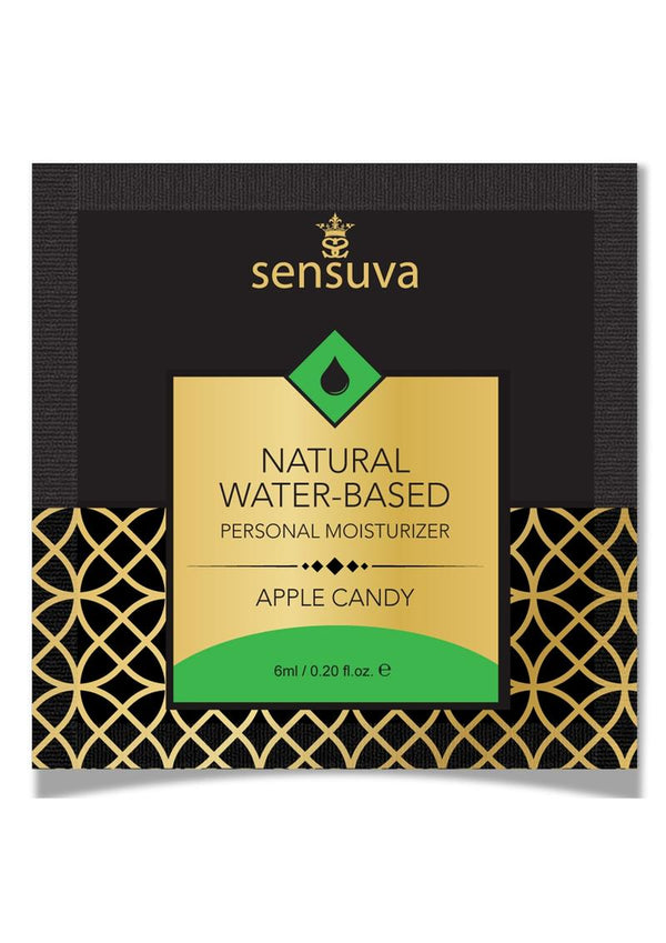 Sensuva Natural Water Based Apple Candy Flavored Lubricant .2Oz