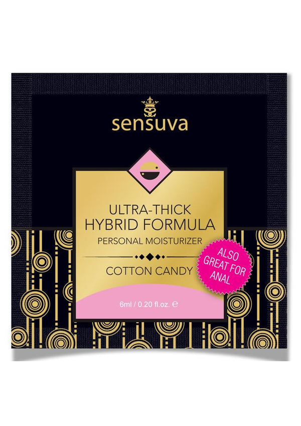 Sensuva Ultra Thick Hybrid Cotton Candy Flavored Lubricant .2Oz