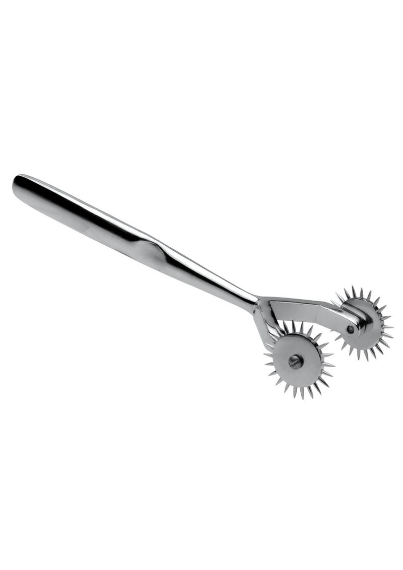 Mistress By Isabella Sinclaire Signature Collection Twin Sensation Wartenberg Pin Wheel Stainless Steel