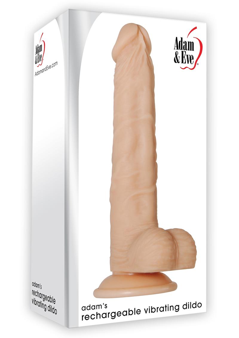 Adam & Eve Adam'S Rechargeable Vibe Dildo Silicone Waterproof Multi Speed Rechargeable
