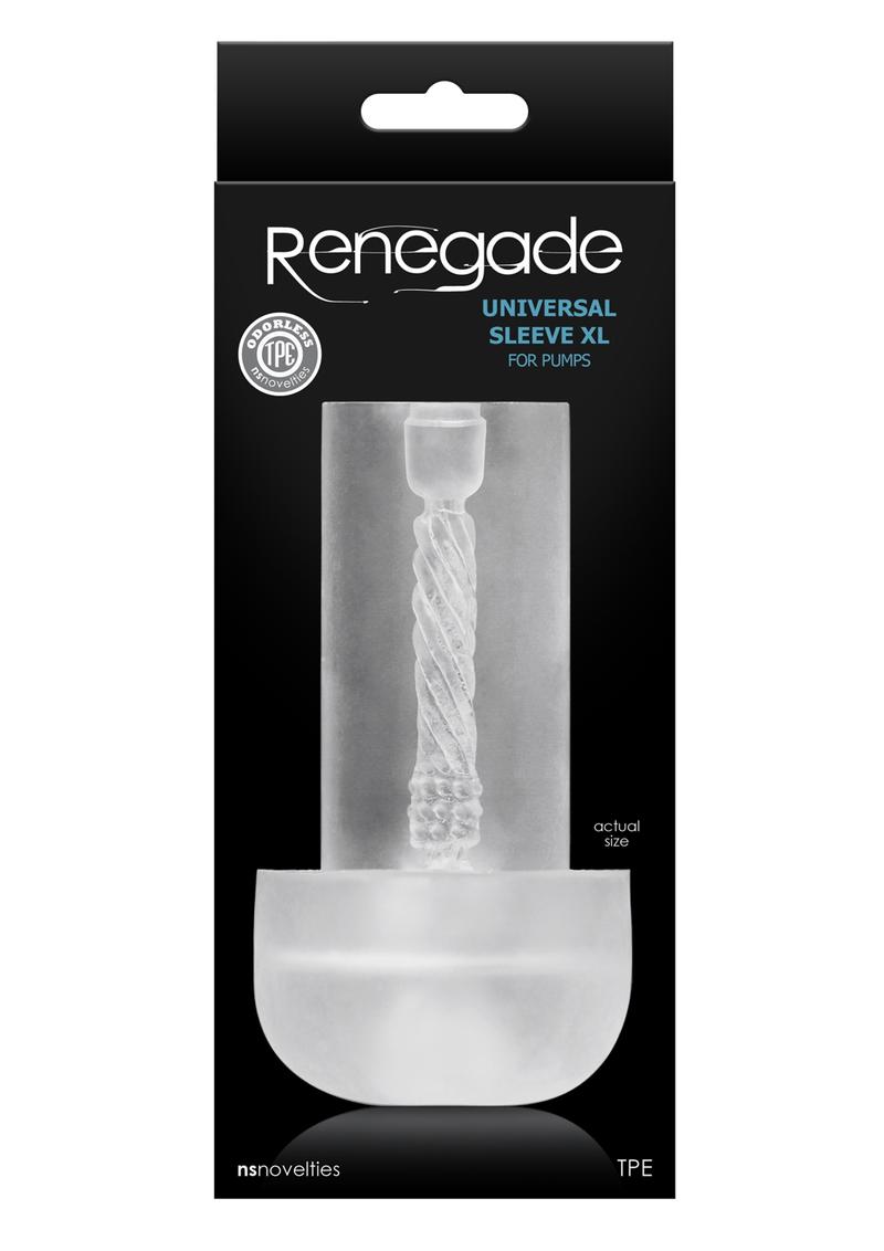 Renegade Universal Sleeve Xl For Pumps - Clear
