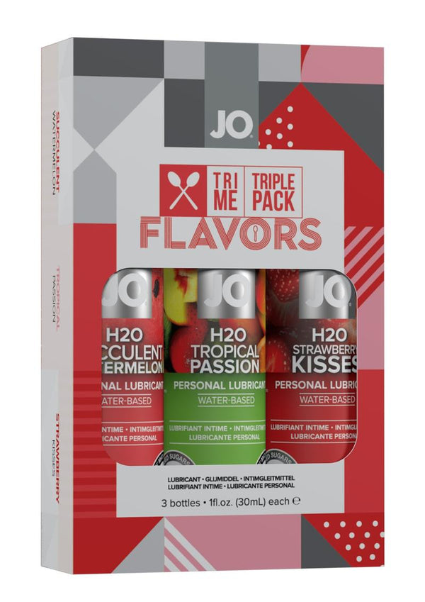 Jo Tri Me Triple Pack Flavors 3 Each 1 Ounce Bottles Watermelon, Tropical And Strawberry