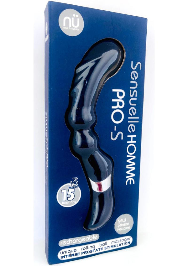 Homme Pro-S Rechargeable Multi Speed Prostate Massager Navy Blue