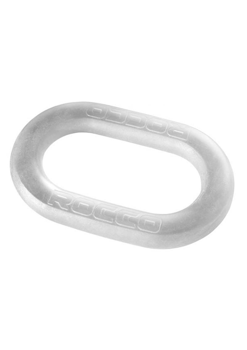 Perfect Fit Rocco 3 Way Xl Silicone Wrap Cock Ring - Clear