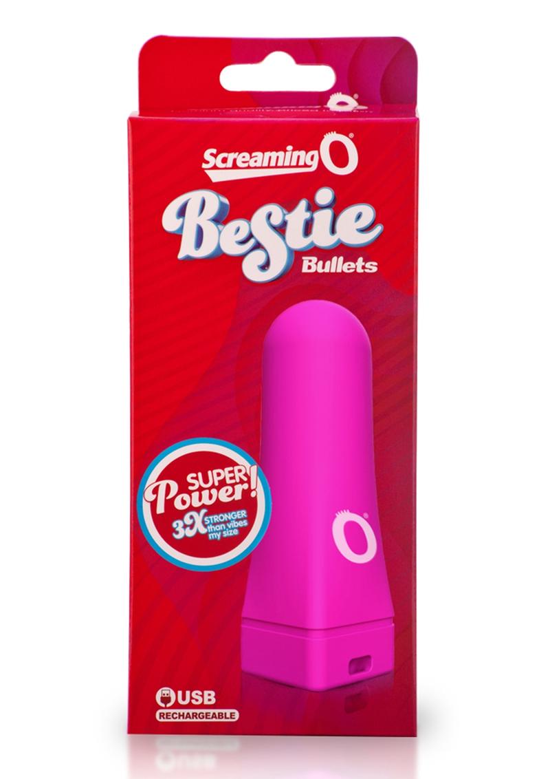 Bestie Bullet Usb Rechargeable Waterproof Pink
