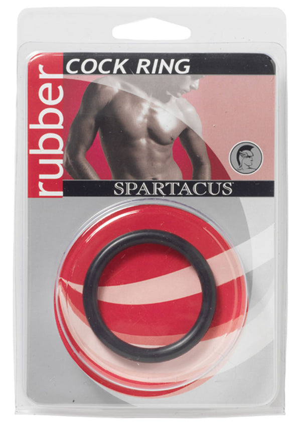 Rubber Cock Ring 1.5 Inch Black