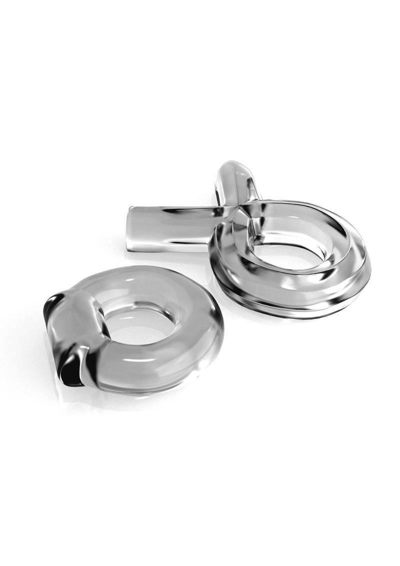 Classix Couples Cock Ring Set Clear