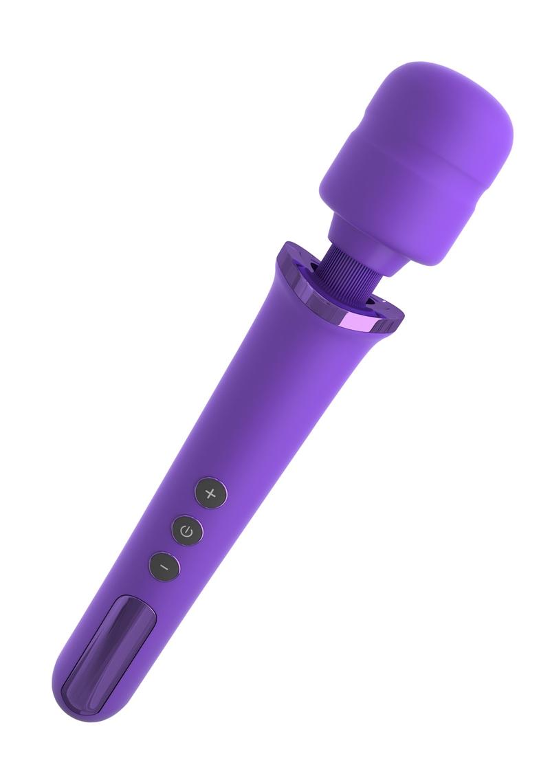 Fantasy For Her Rechargeable Power Wand Multispeed Silicone Purple