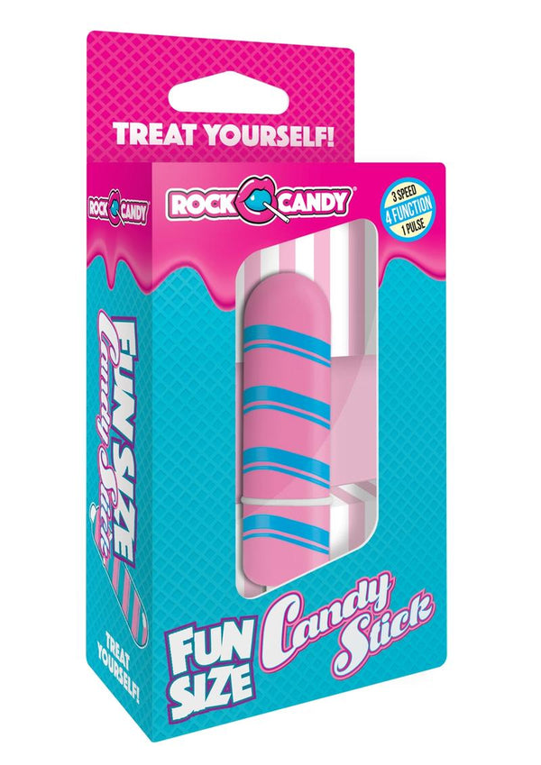 Rock Candy Fun Size Candy Stick Bullet Multi Function Splashproof  Pink