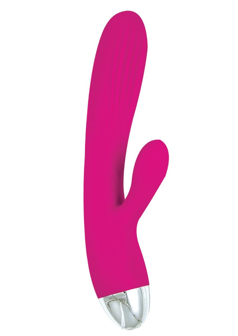Vibes Of New York Heat Up Thumping Massager Multi Vibration Clit Stimulation Usb Rechargeable Pink