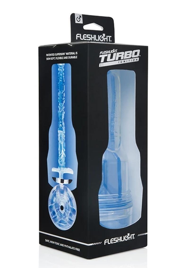 Fleshlight Turbo Ignition Blow Job Stroker - Mouth - Blue Ice