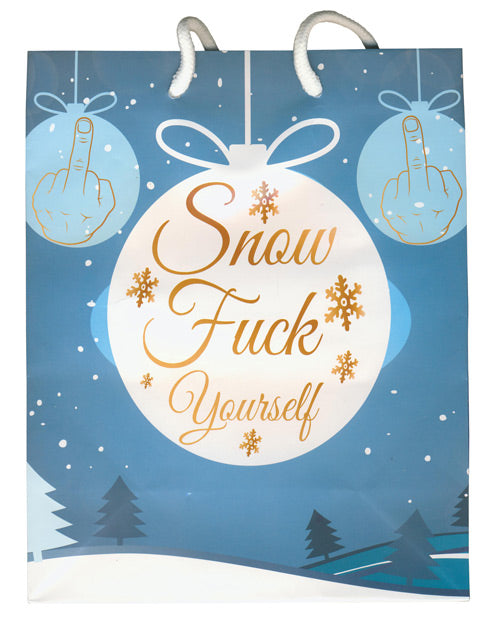 Snow Fuck Yourself Present Gift Bag