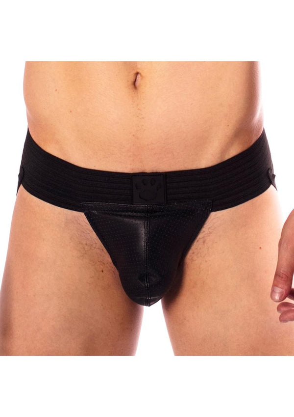 Prowler Red Hole Punch Jock Blk Lg
