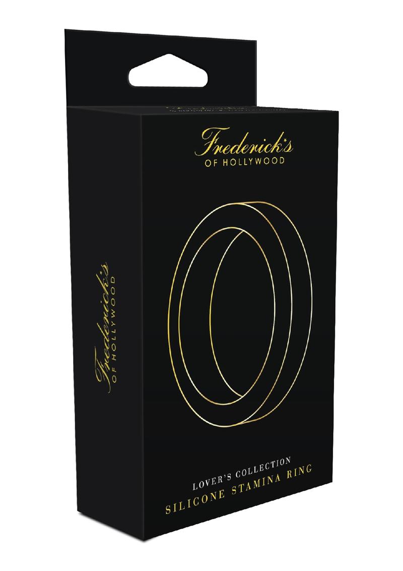 Frederick'S Of Hollywood Silicone Stamina Cock Ring Shower Proof Black