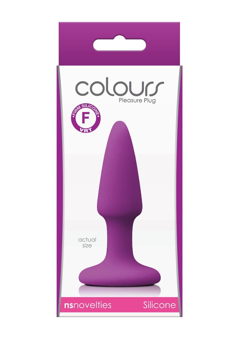 Colours Pleasure Plug Silicone Mini Anal Plug - Purple