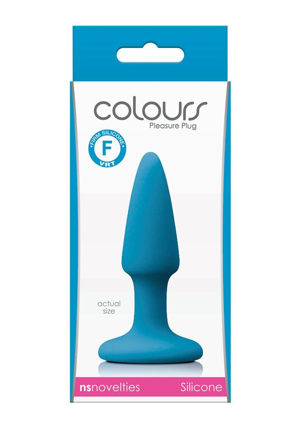 Colours Pleasure Plug Silicone Mini Anal Plug - Blue