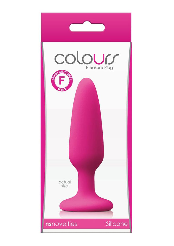 Colours Pleasure Plug Silicone Small Anal Plug - Pink