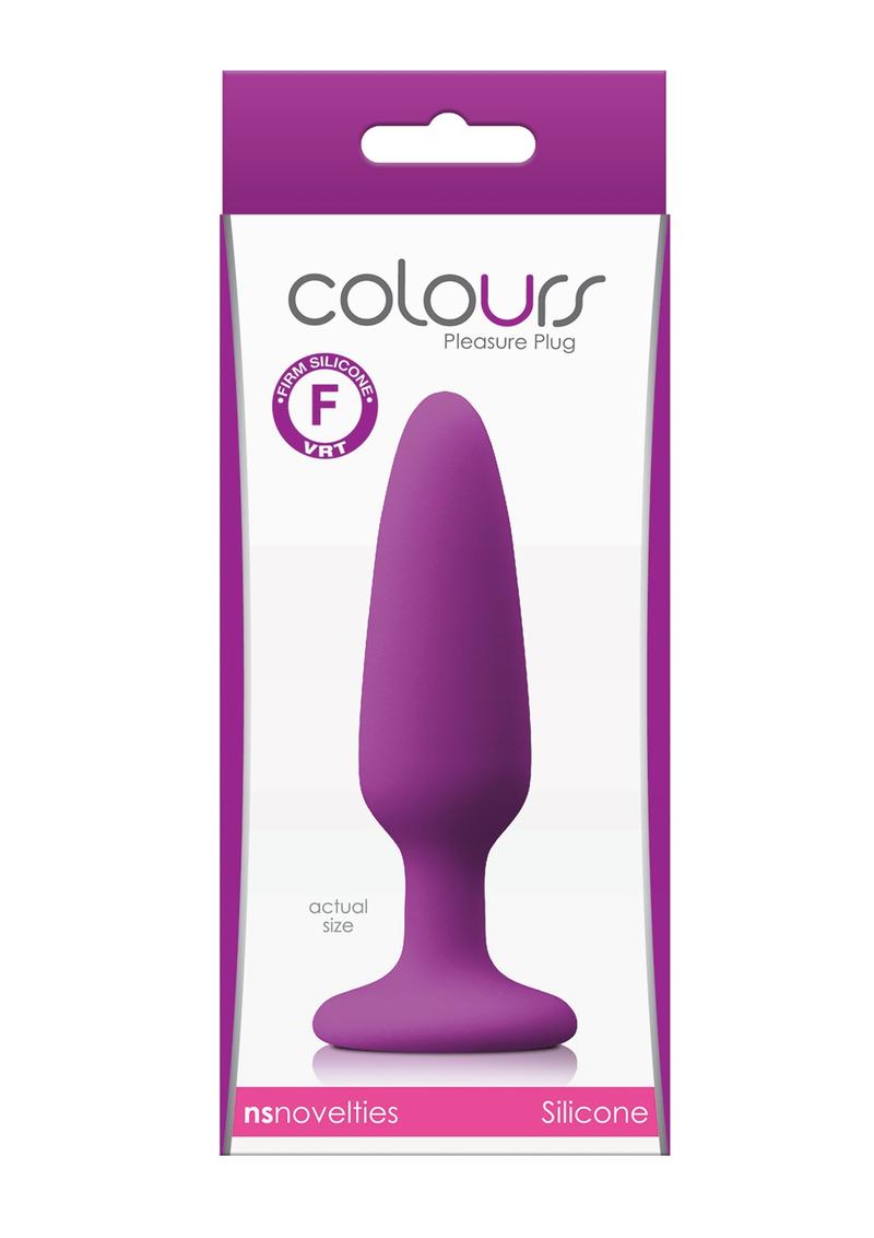 Colours Pleasure Plug Silicone Small Anal Plug - Purple