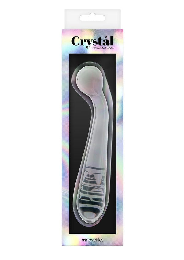 Crystal G-Spot Wand Premium Glass - Clear
