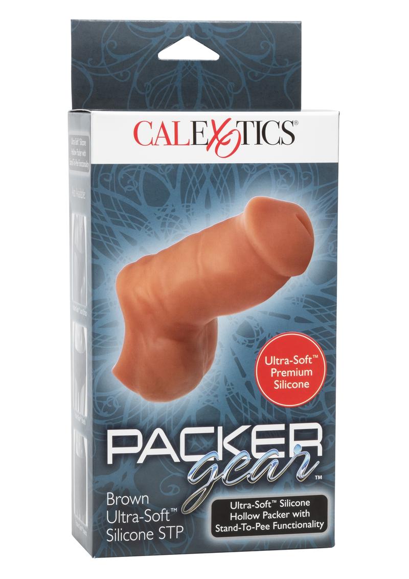 Packer Gear Ultra Soft Silicone Hollow Packer Brown