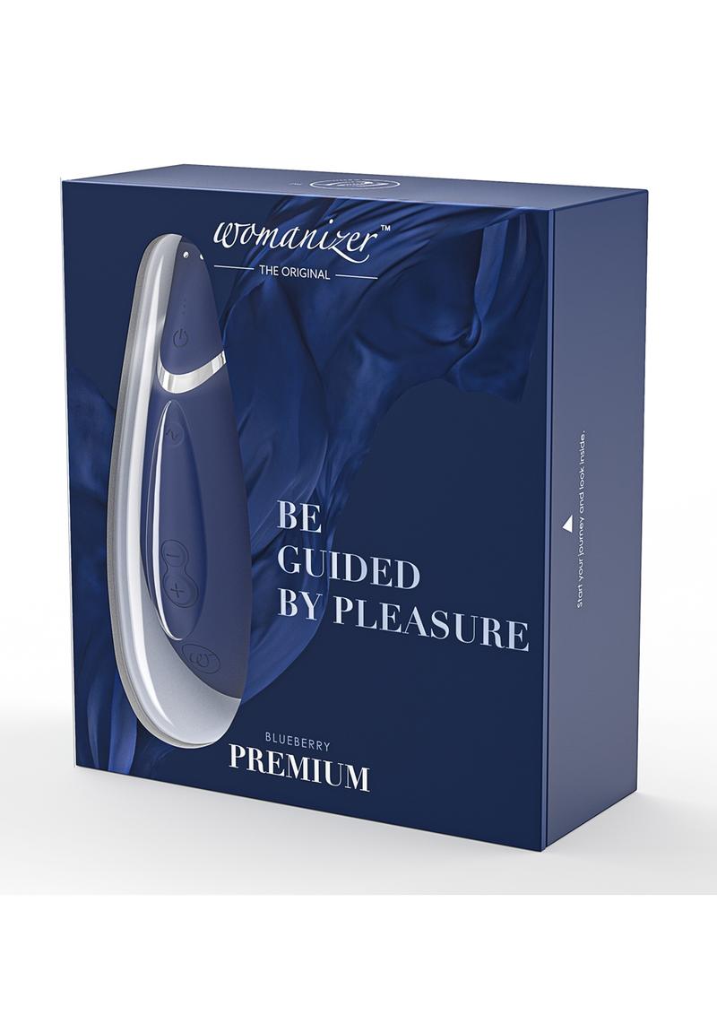 Womanizer Premium The Original Clitoral Stimulator Usb Rechargeable Waterproof Blueberry 6.10 Inches
