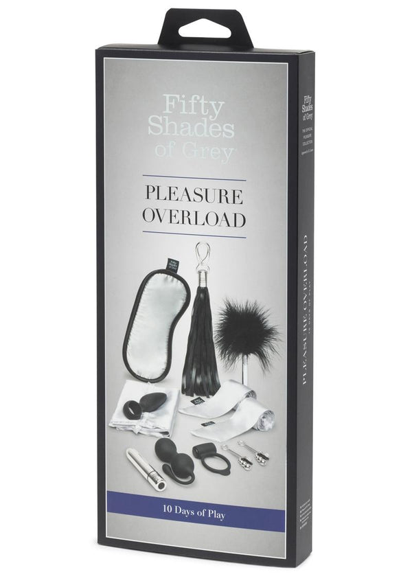 Fifty Shades Of Grey Pleasure Overload 10 Days Of Play Couples Bdsm Kit Black
