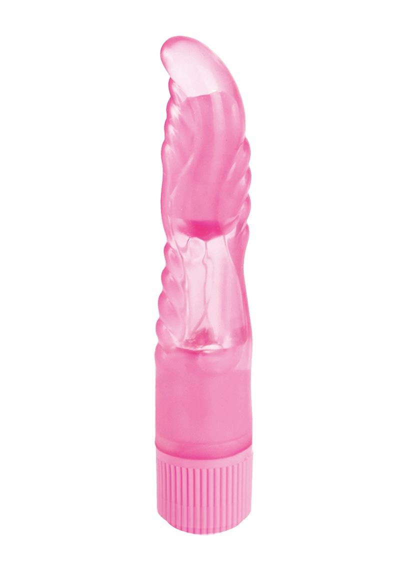 The 9's - Bubble Fun Ribbed 7in Vibrator - Pink