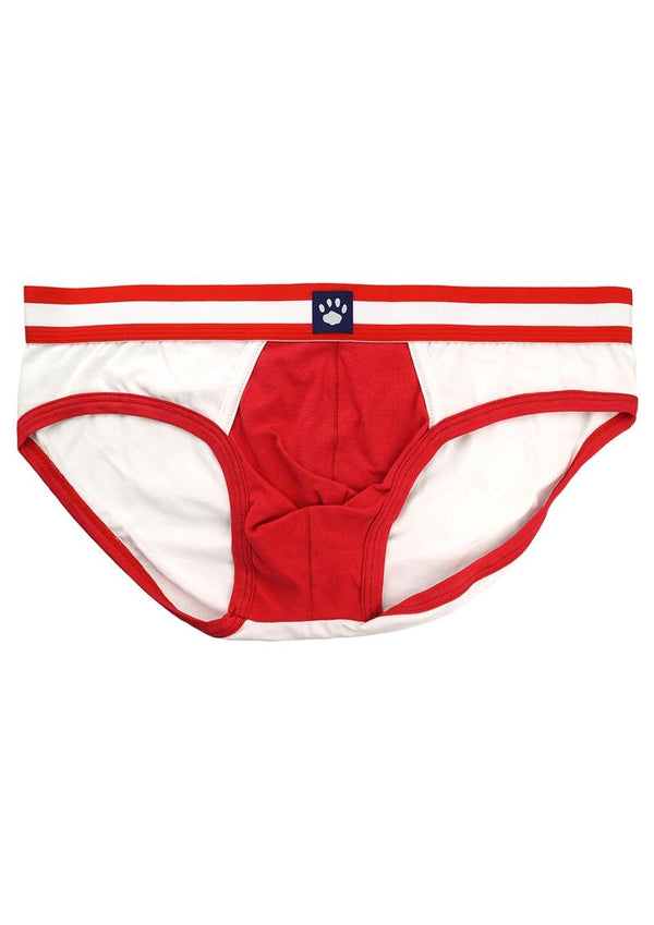 Prowler Classic Sports Brief Wht/Red Md