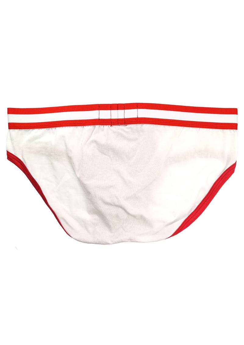 Prowler Classic Sports Brief Wht/Red Xl