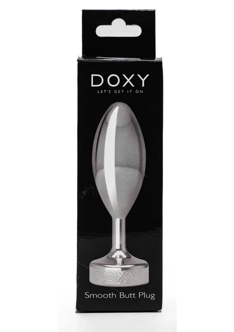 Doxy Smooth Butt Plug Metal Non Vibrating