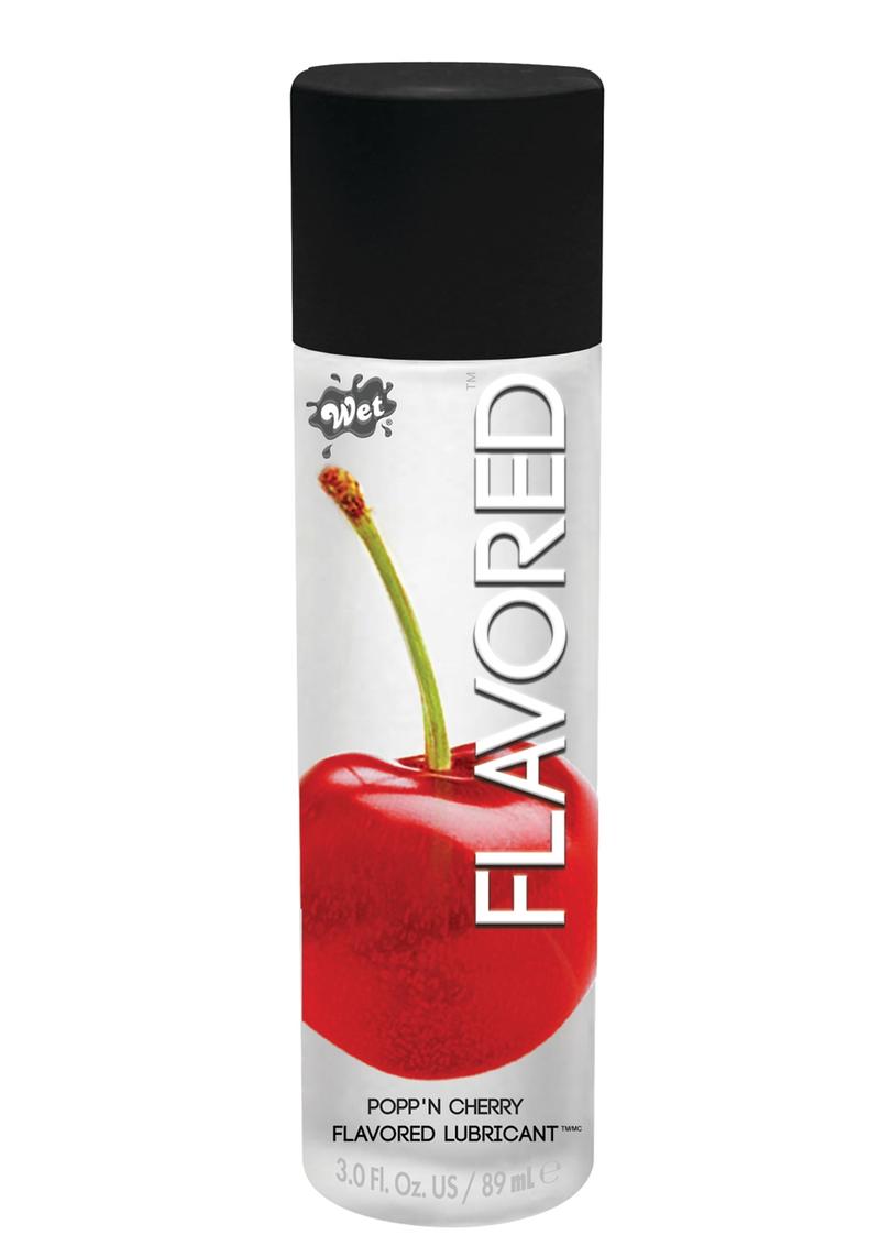 Wet Flavored Water Based Gel Lubricant Sweet Cherry 3.5 Ounce