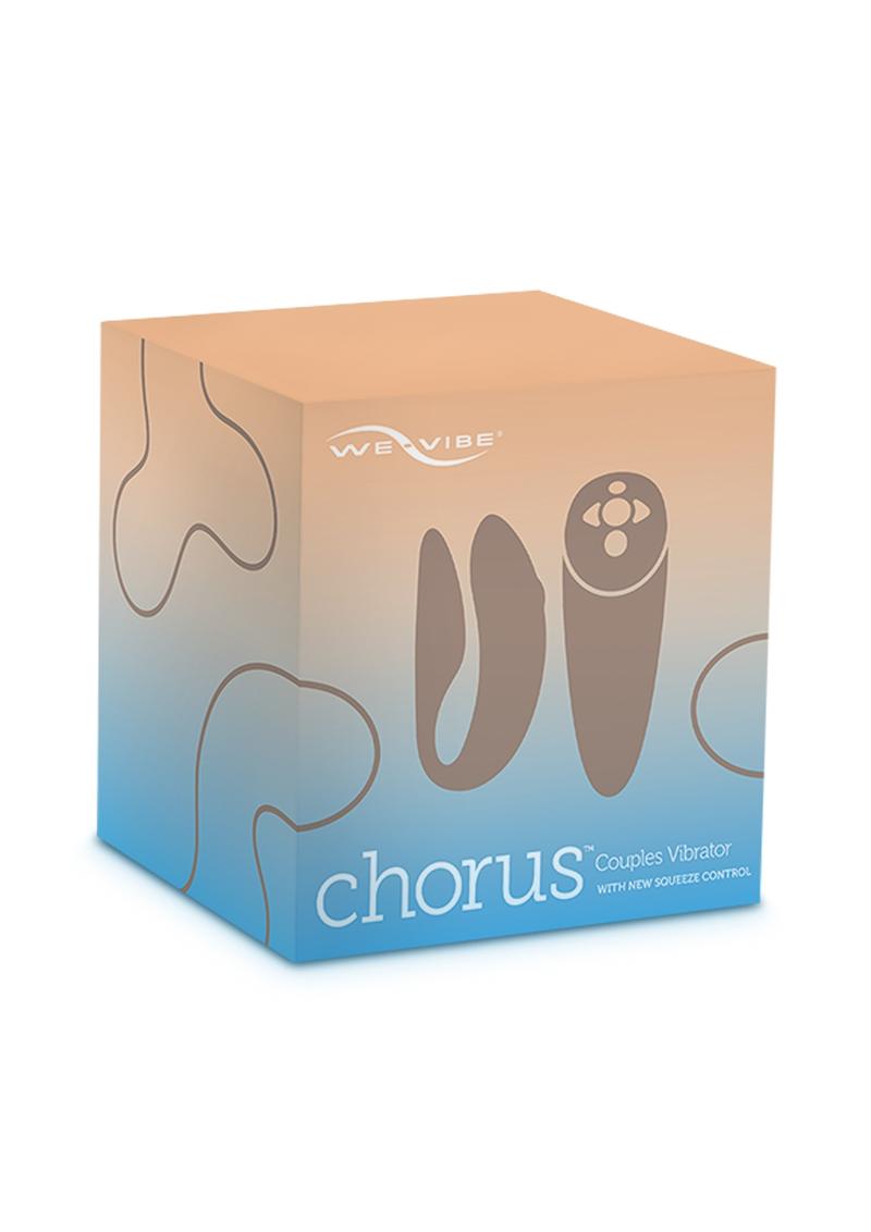 We-Vibe Chorus Couples Vibrator With Squeeze Control Waterproof Rechargeable Blue