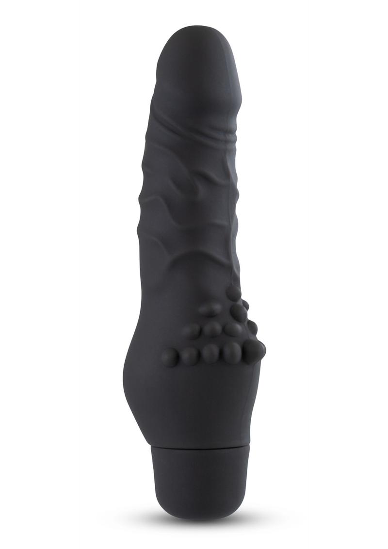 Silicone Willy'S Tex Vibrating Dildo 6.25In - Black
