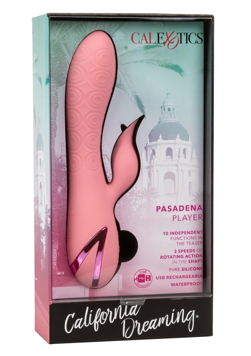 California Dreaming Pasadena Player Silicone Rechargeable Waterproof Pink
