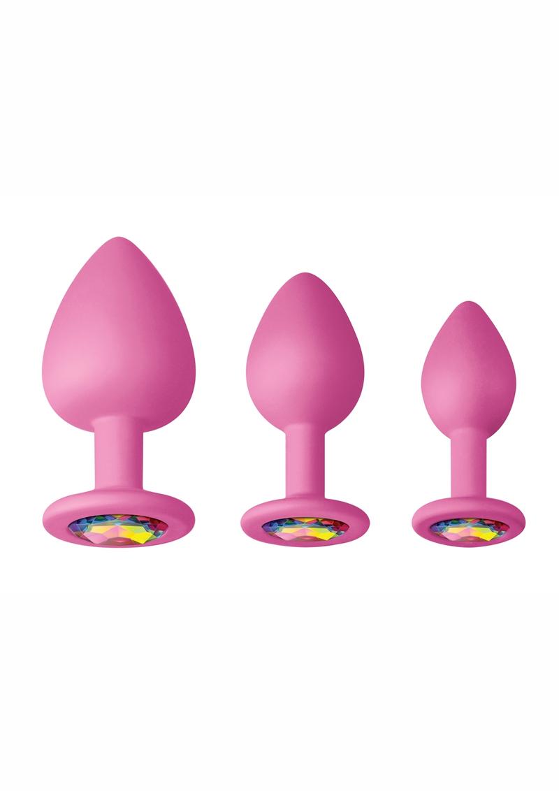 Glams Spades Trainer Kit Silicone Plugs 3pc - Pink