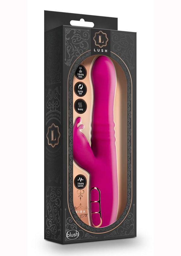 Lush Kira Rechargeable Silicone Vibrator - Velvet Pink