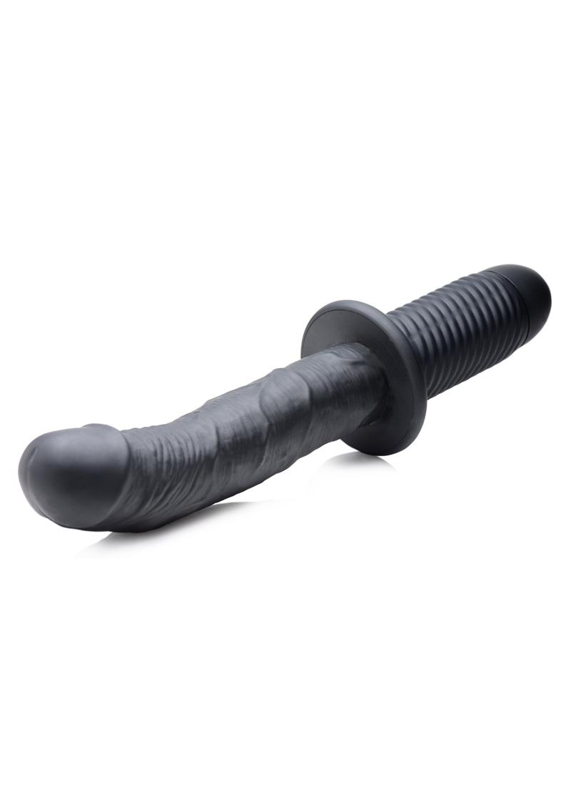 Ass Thump Large Real 10X Vibe W/Handle