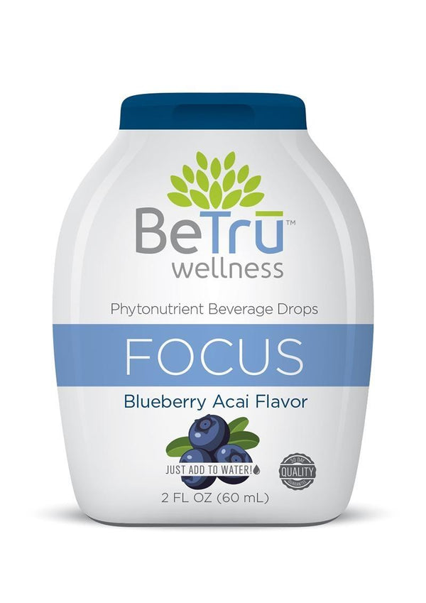 Be Tru Focus Blueberry Acai Shot 2 Oz Beverage Drops