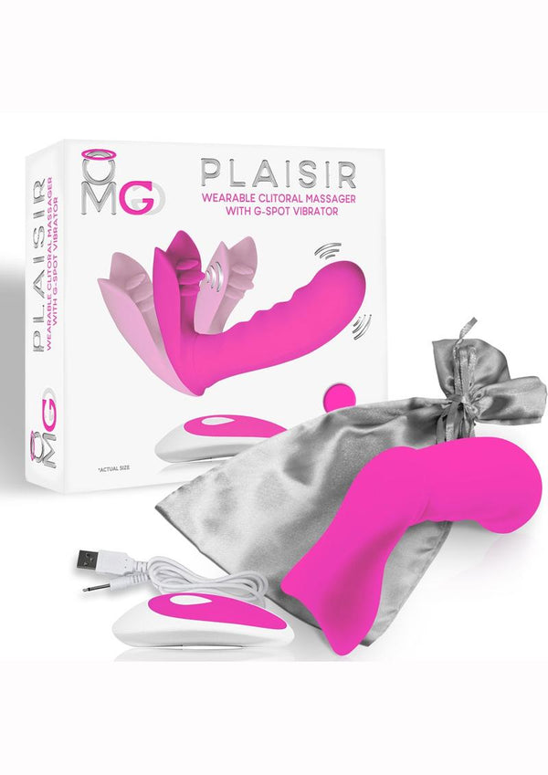 Omg Plasir G-Spot Massager With Remote Control - Pink