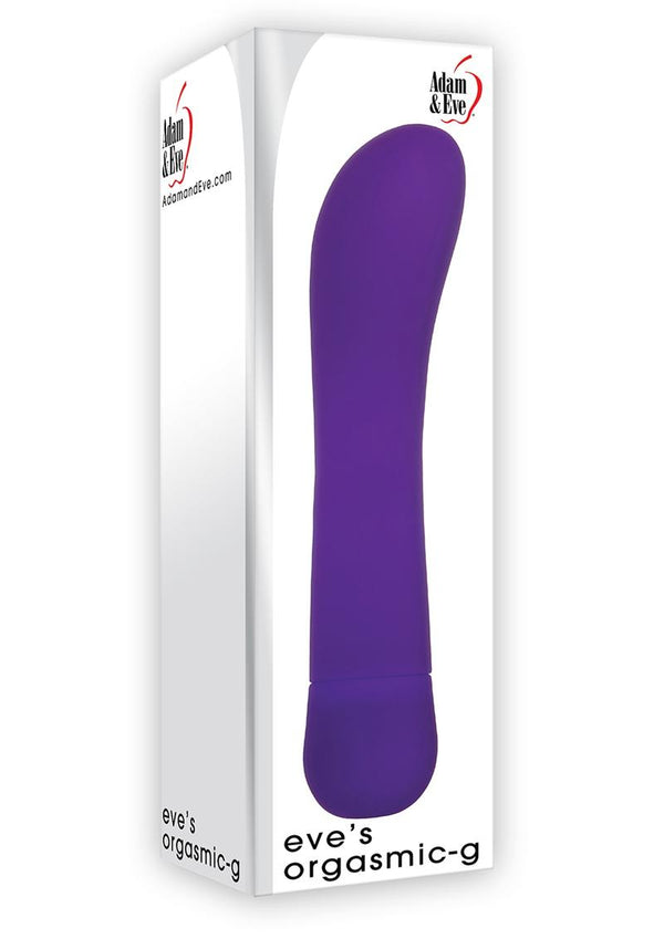 Adam & Eve Eve'S Orgasmic-G Silicone Vibrator - Purple