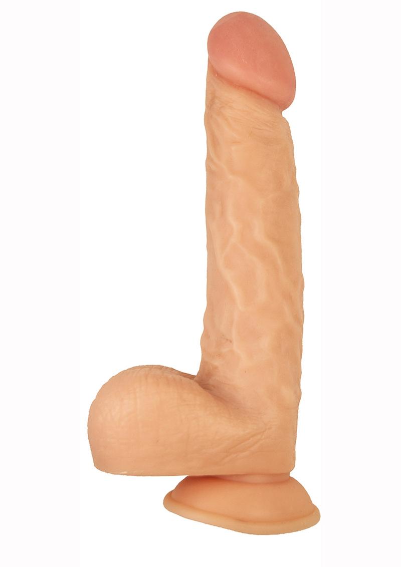 Commander Dongs Big Daddy Alpha Male Dildo With Balls 8in - Vanilla