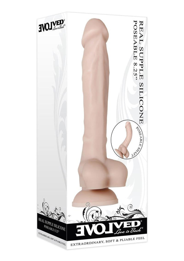 Real Supple Silicone Poseable 8.25' Lgh