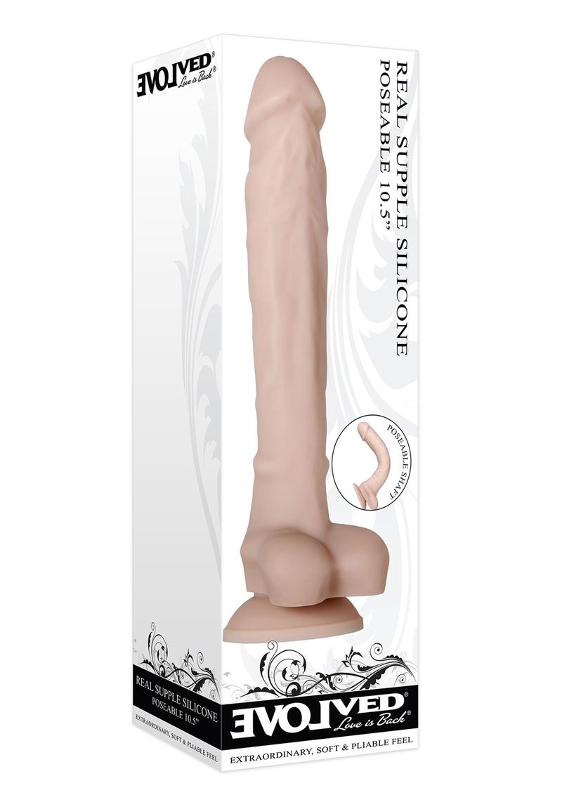 Real Supple Silicone Poseable 10.5' Lgh