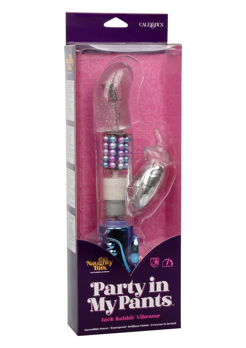 Naughty Bits Party In My Pants Rabbit Vibrator - Blue