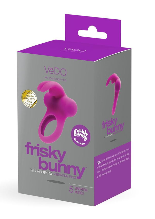 Frisky Bunny Recharge Vibe Ring Purple