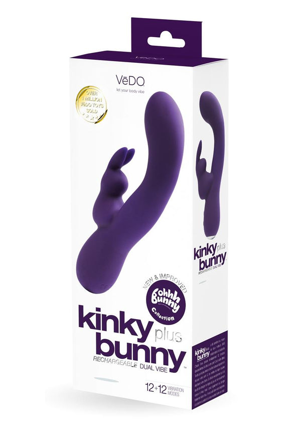 Kinky Bunny Plus Recharge Vibe Deep Purp